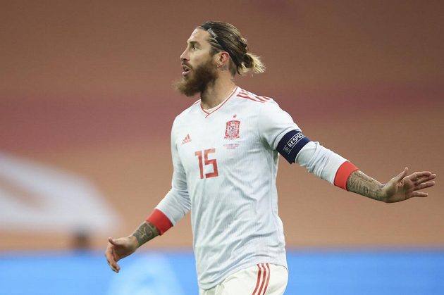 Kapitán fotbalistů Španělska Sergio Ramos